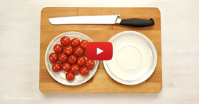 Ето как да нарежем доматите само за 5 секунди! Бързо, лесно и чисто! (УНИКАЛНО ВИДЕО)