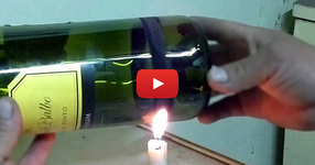 ВИЖТЕ колко лесно и бързо може да се среже една стъклена бутилка! (ВИДЕО)