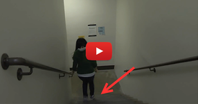 Ако видите това видео, БУКВАЛНО НЯМА ДА ПОВЯРВАТЕ какво се случва на това стълбище! (ВИДЕО)