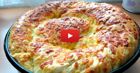 Най-лесната и вкусна кашкавалена питка! ПРЪСТИТЕ ДА СИ ИЗЯДЕШ! (ВИДЕО)