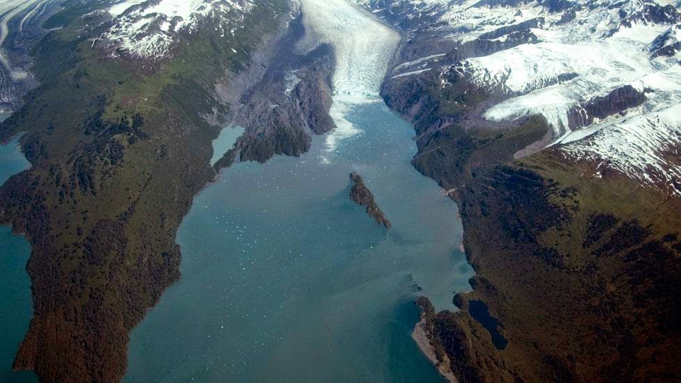 снимки аляска глобално затопляне